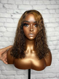 Refurbished 14” Highlighted Curly Closure Unit